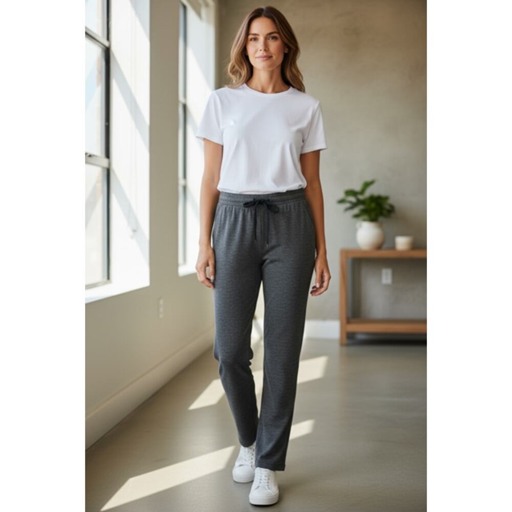 Athleta Gray Modal Blend Drawstring Sweatpants Si… - image 1